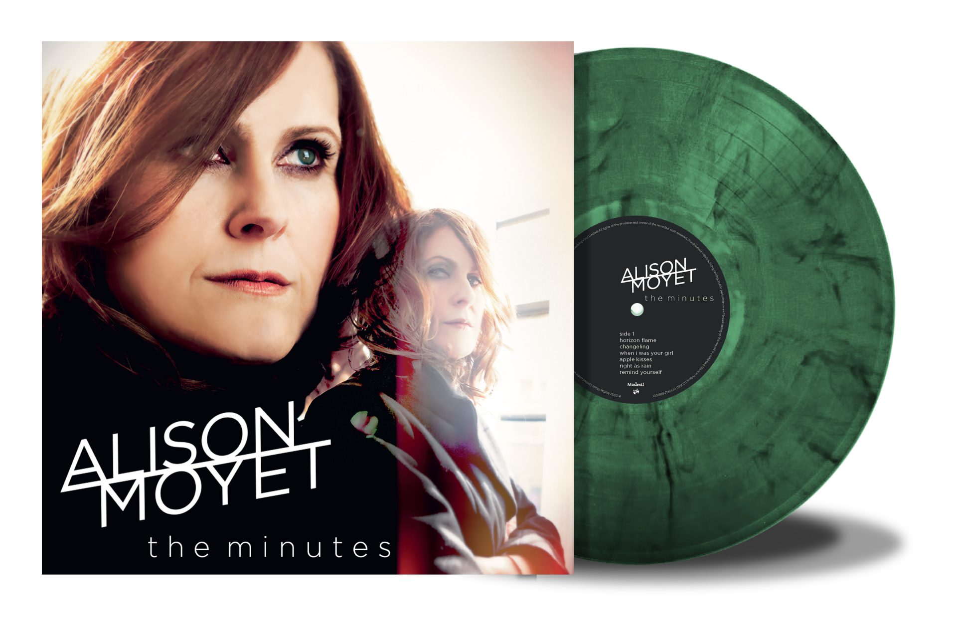 the minutes Turquoise Marble Vinyl Reissue